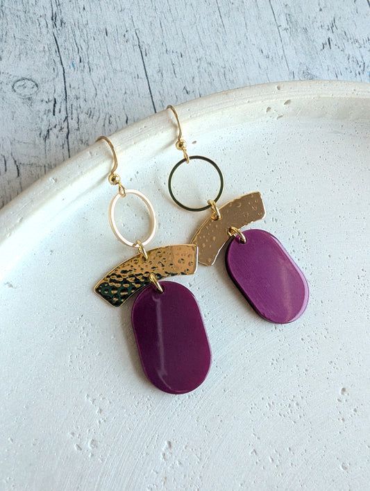 Boucles d'oreilles Zao - 2 variantes