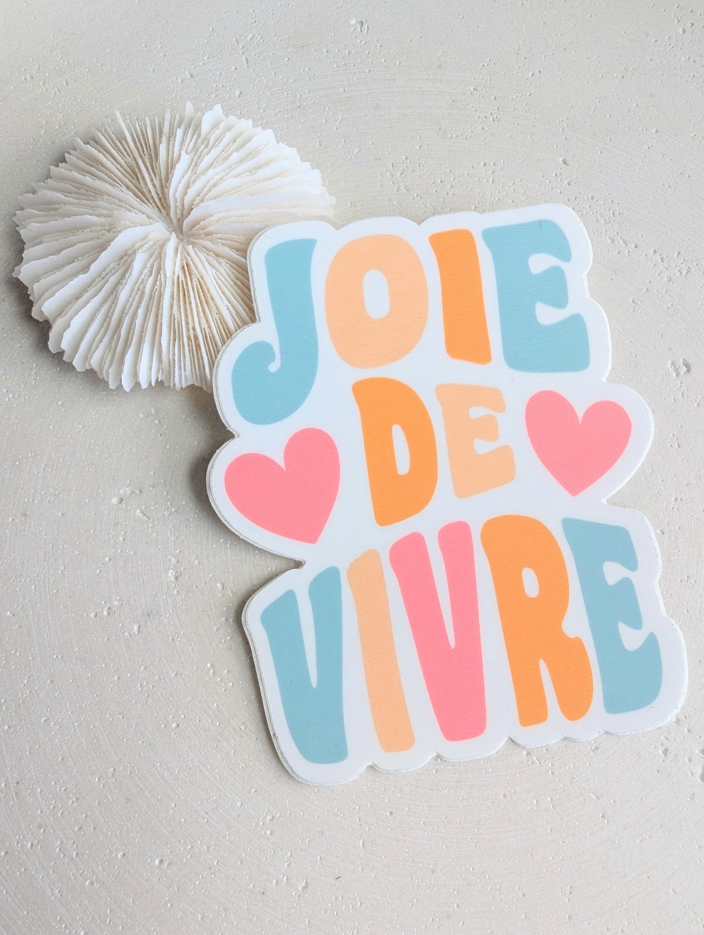 Autocollant Joie de vivre