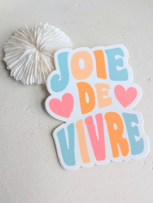 Autocollant Joie de vivre